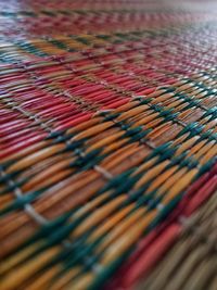 Full frame shot of multi colored pencils