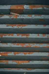 High angle view of weathered wood