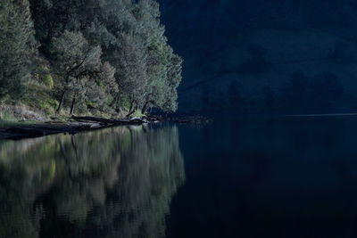 Scenic view of lake