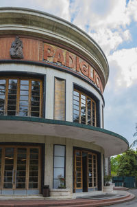 Low angle view of building against sky