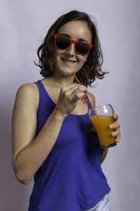 Portrait of a smiling young woman