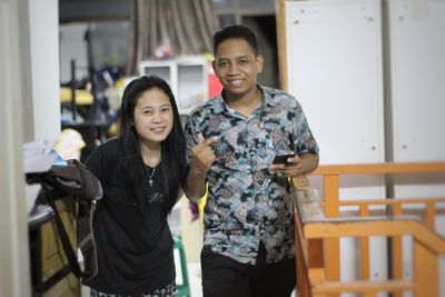 Portrait of a smiling young woman