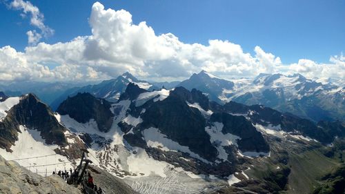 Panoramic view of landscape against sky