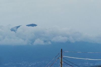 Scenic view of bridge against sky