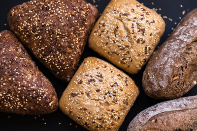 Close-up of bread on table