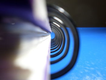 Close-up of spiral staircase