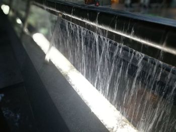 High angle view of built structure