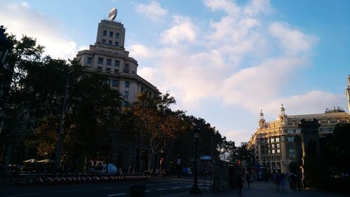 View of cathedral against cloudy sky