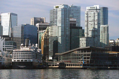 Modern cityscape against sky