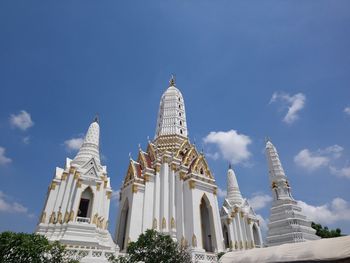 Low angle view of historical building against sky