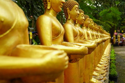 Sculpture of buddha statue in temple