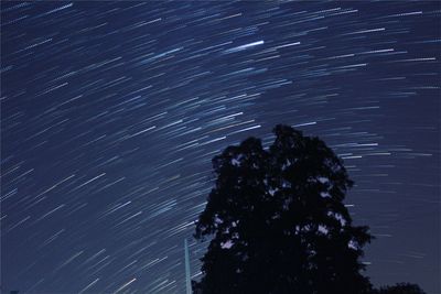 Low angle view of stars in sky