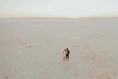 People walking at beach