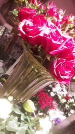 Close-up of pink flower bouquet