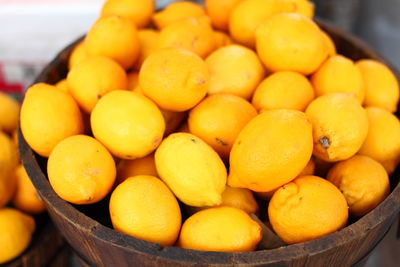 Close-up of fruits for sale in market