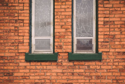 Close-up of brick wall