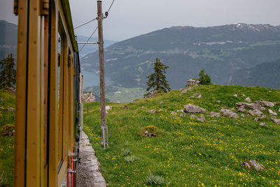 Scenic view of mountains