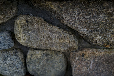 Full frame shot of stones