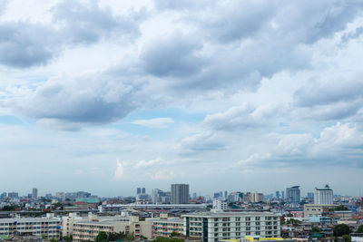 Cityscape against sky