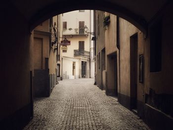 Alley amidst buildings