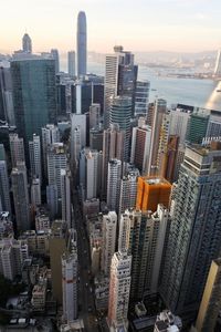 Aerial view of city