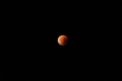 View of moon at night