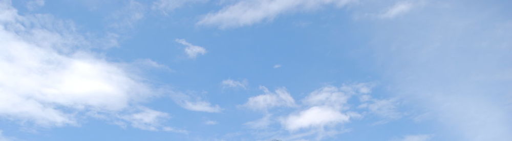 Low angle view of clouds in sky