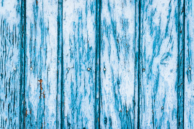 Full frame shot of old wooden fence