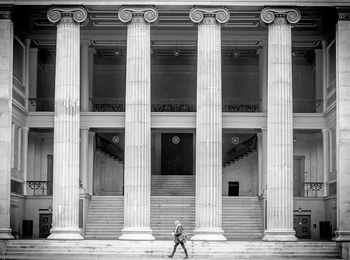 Facade of historical building