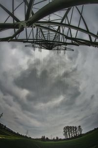 Low angle view of cloudy sky