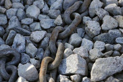 Full frame shot of stones