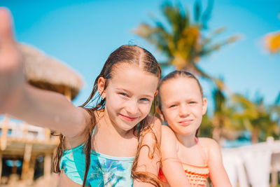 Portrait of smiling girl