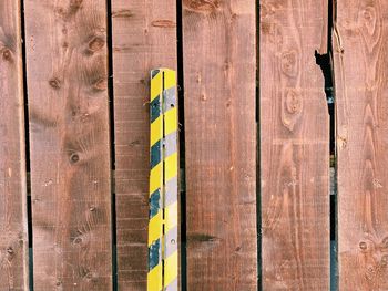 Full frame shot of wooden door