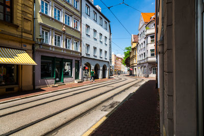 View of city street