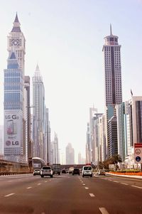 Traffic on city street