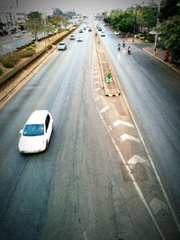 Traffic on road