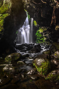 Waterfall in forest