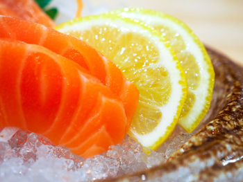 Close-up of orange slice