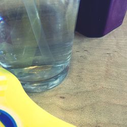 Close-up of drink on table