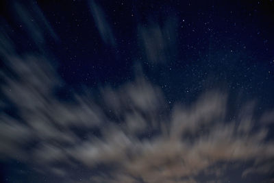 Full frame shot of sky at night