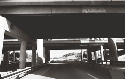 View of elevated road