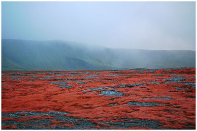 Landscape against sky