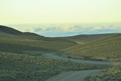 Scenic view of landscape against sky