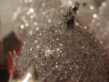 Close-up of christmas decoration