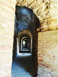 Corridor of historic building