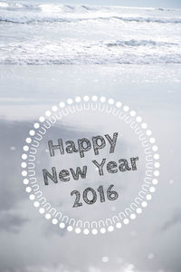 Close-up of text on wall