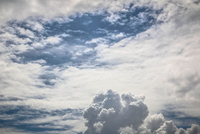 Low angle view of clouds in sky