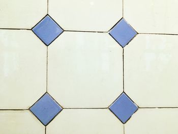 Full frame shot of tiled floor