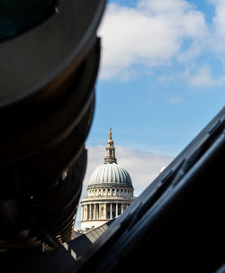 View of cathedral against cloudy sky