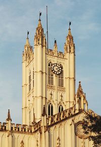 Low angle view of cathedral against sky